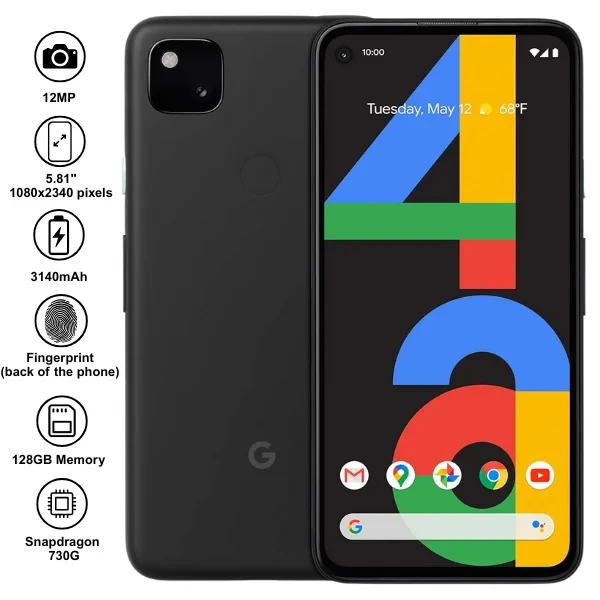 google pixel 4a 128gb black blue | Free Shipping